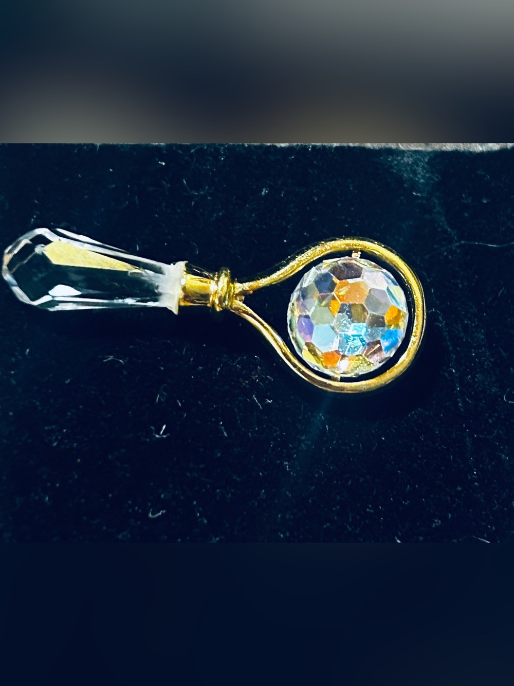 Swarovski Crystal Miniature Baby Rattle 🍼